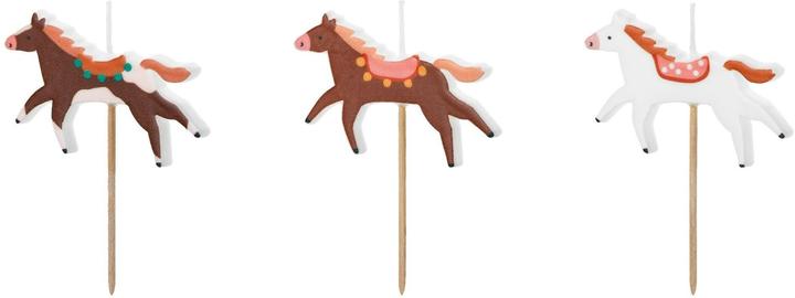 Image du produit Partydeco Bougie Cheval, 3 pièces