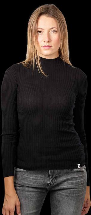 Produktbild Armedangels Alaania Pullover Stand-Up Collar Black (S)