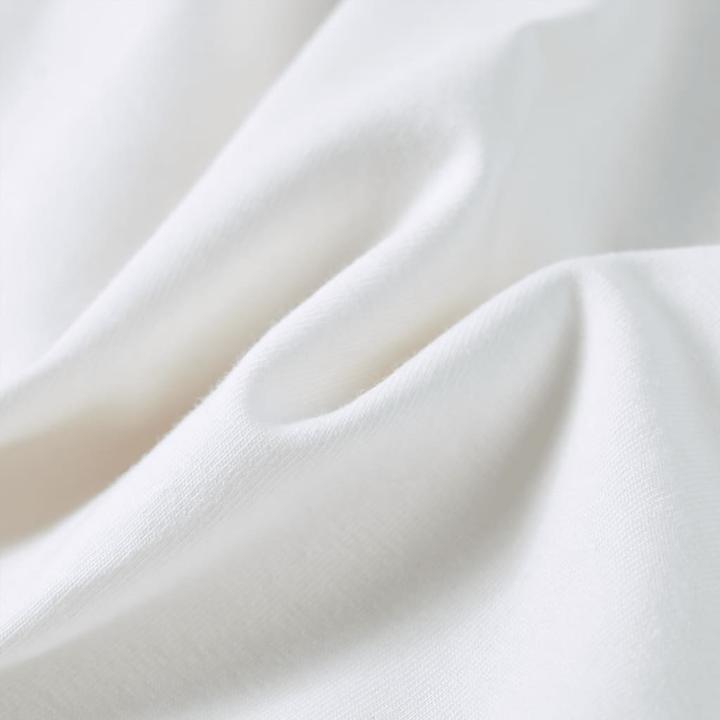 Produktbild VidaXL Kinder-T-Shirt mit Rüschenärmeln Ecru 128,Material: 95 (128)