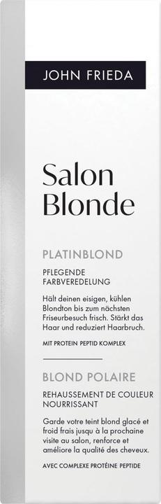 Image du produit John Frieda Salon Blonde Platinblond Pflegende Farbveredelung - 120ml (Blonde platine)