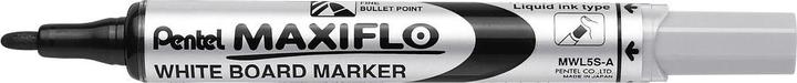Immagine prodotto Pentel Pennarelli a gesso liquido Maxiflo MWL-5S Nero (12 pezzi) (Nero, 12 x)