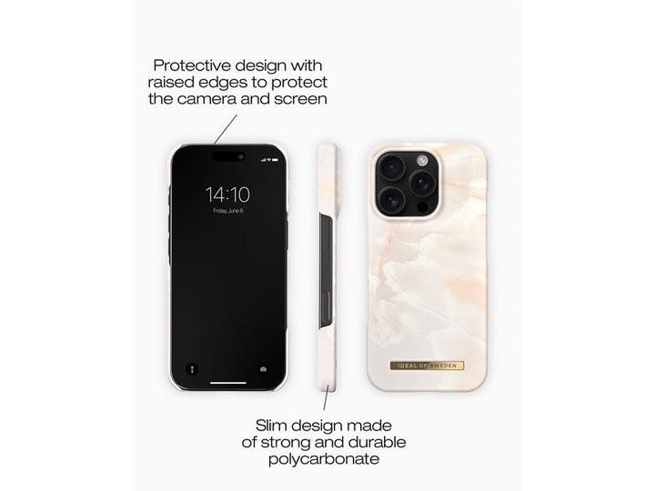 Produktbild iDeal Of Sweden Magsafe Designer Hard-Cover Rose Pearl Marble (Apple iPhone 16 Pro)