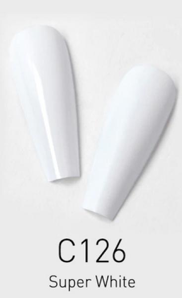 Actual product image Canni Gellack The White C126 UV/LED (The White, UV gel varnish)