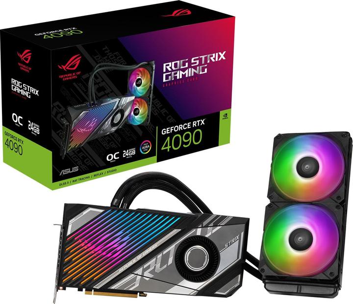 Image du produit ASUS VGA RTX4090 24GB ROG-STRIX LC O24G (24 Go)