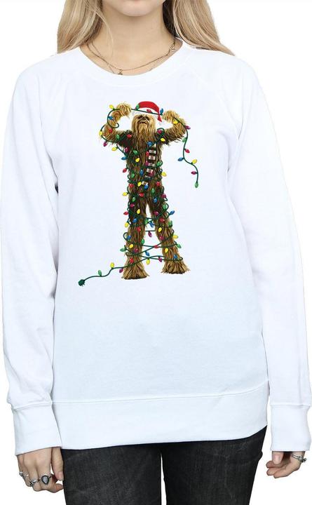 Immagine prodotto Star Wars Chewbacca Christmas Lights Felpa Donna (M)