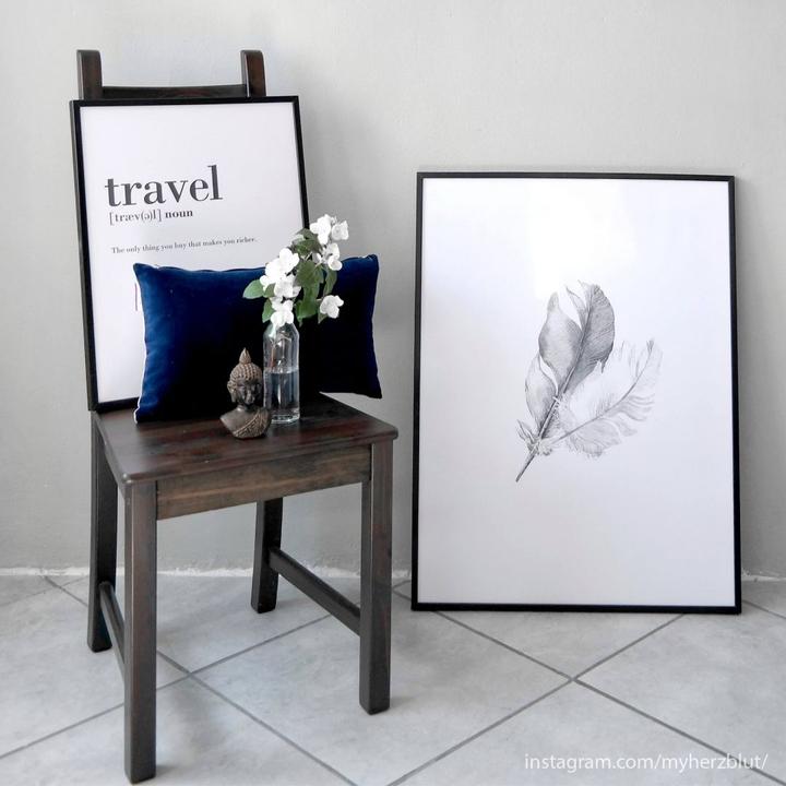 Immagine prodotto Trenddeko Grammatica - Viaggi (30 x 40 cm)