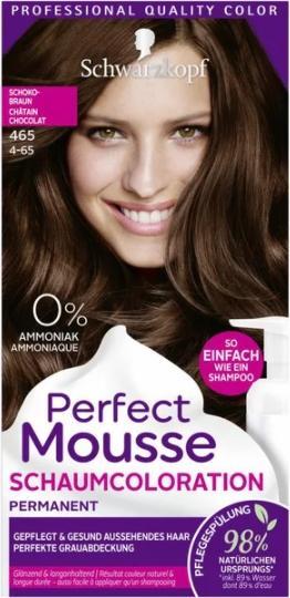 Actual product image Schwarzkopf Perfect Mousse Perfect Mousse (465 Chocolate brown)