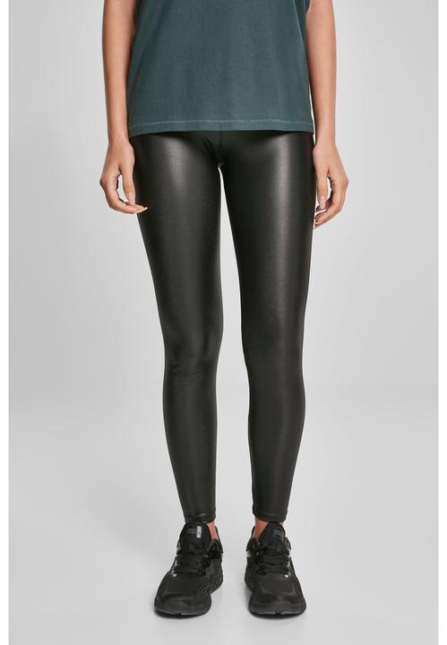 Actual product image Urban Classics Ladies Faux Leather High Waist Leggings 2-Pack (5XL)