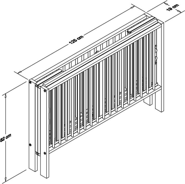 Actual product image Tissi Folding bed (60 x 120 cm)