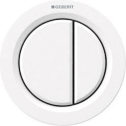Geberit Fernbetätigung Typ 01 pneumatisch 2-Mengen-Spülung Möbeldrücker weiss alpin 116.050.11.1