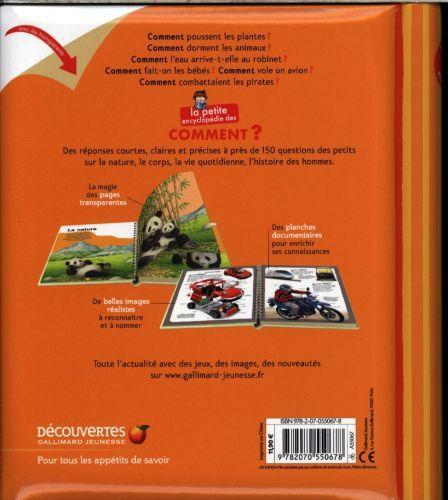 Actual product image La petite encyclopédie des comment (French, Lamoureux Sophie, 2019)