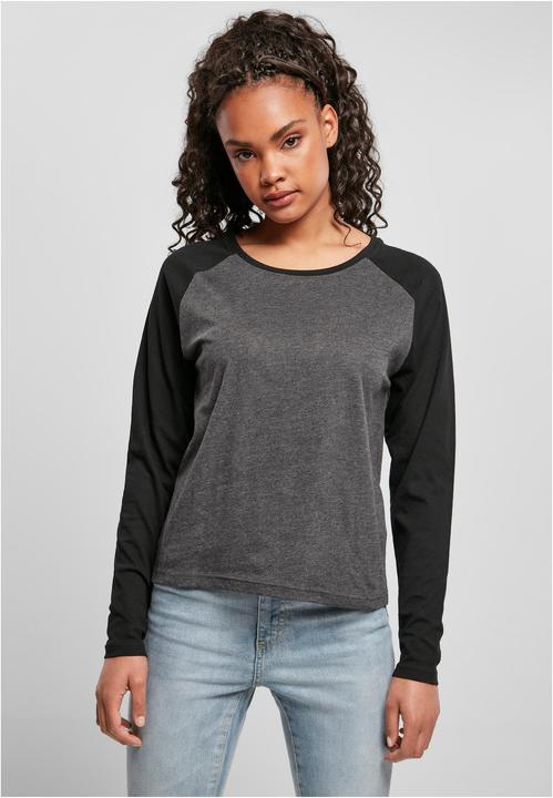 Actual product image Urban Classics Ladies Contrast Raglan Longsleeve (S)