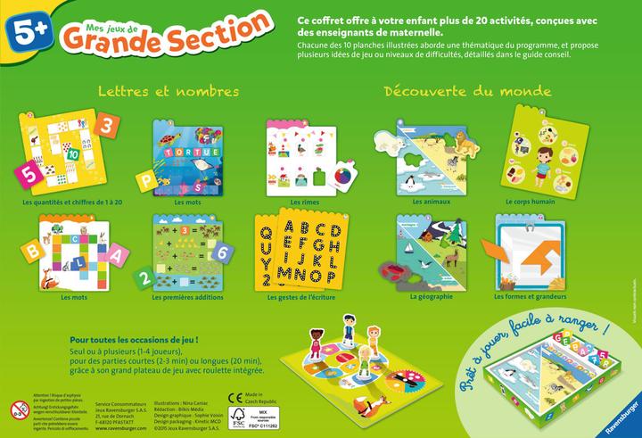 Image du produit Ravensburger Mes jeux de grande section (Français)