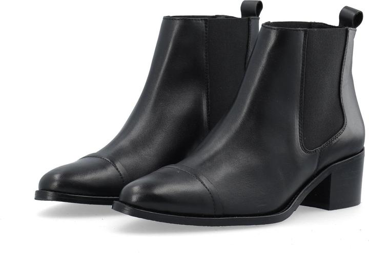 Actual product image Bianco Leather Chelsea Boots (38)