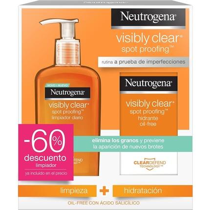 Produktbild Neutrogena Visibly Clear Anti-Pickel Ölfreies Waschgel 200ml Set 2 Artikel (Gel, 200 ml)