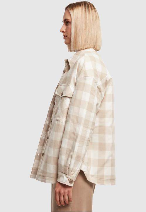 Actual product image Urban Classics Ladies Flannel Padded Overshirt - 10962 (4XL)