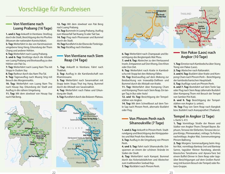 Actual product image Reise-Handbuch Reiseführer Laos, Kambodscha (German, Roland Music, 2023)