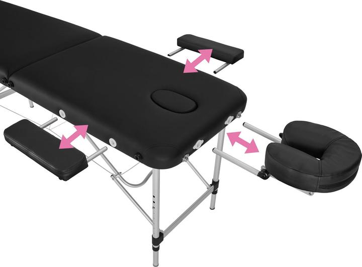 Actual product image tectake 2 zone massage table