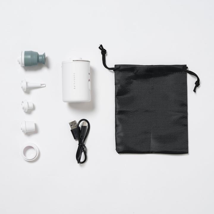 Actual product image Sunnylife Elektrische Pupme Unvieral WeissElectric Air Pump Universal White