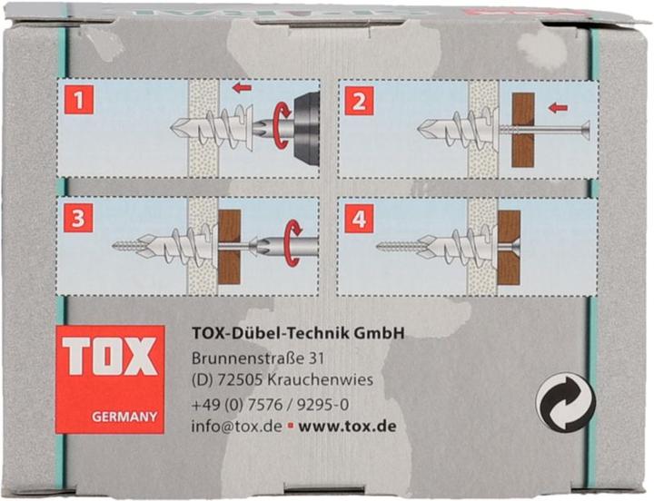 Image du produit Tox Chevilles pour plaques de plâtre Spiral (50 pcs)