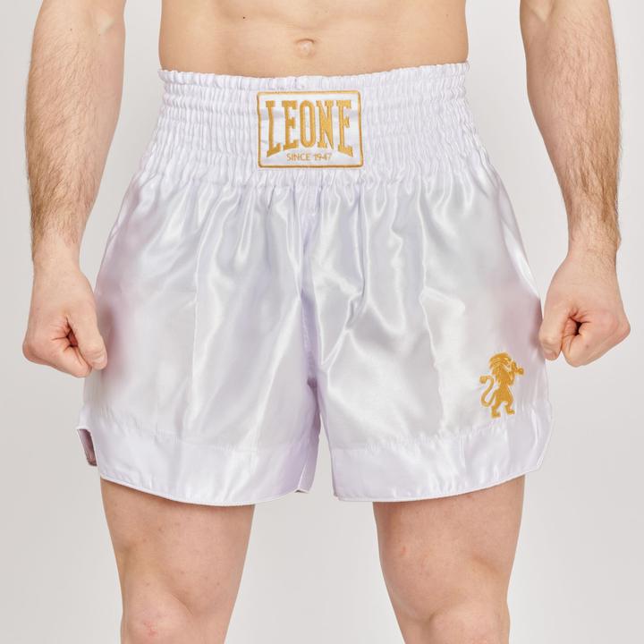 Leone Basic Kickboxhose AB970 Weiss