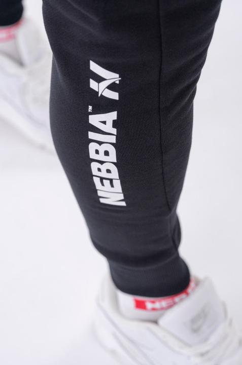Produktbild Nebbia Slim sweatpants with zip pockets "Re-gain" 320 black (M)
