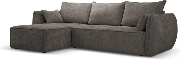 Actual product image Micadoni Left Corner Sofa With Bed Function And Box, "Kaelle", 4 Seats, 252x165x87Made in Europe (Corner sofa)