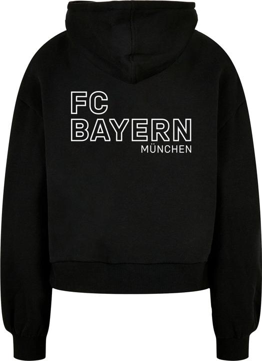 Immagine prodotto FC Bayern München Felpa con cappuccio da donna Mia San Mia B/W Organic - 115321 (L)