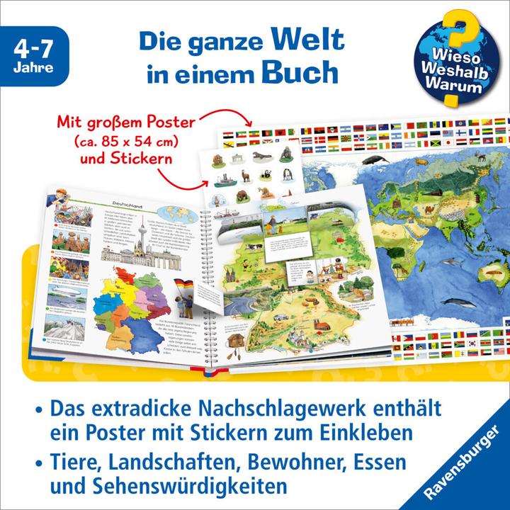 Produktbild Ravensburger Mein erster Weltatlas (Deutsch, Andrea Erne, 2014)