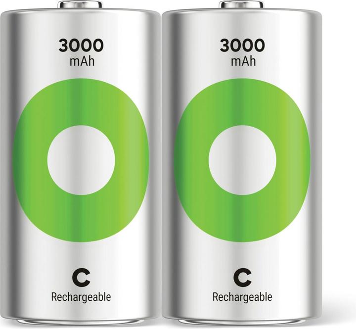 GP Batteries Batteries rechargeables autres (2 pcs, C, 3000 mAh)