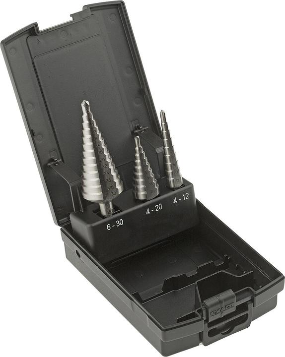 Productafbeelding Exact HSS stappenboren set 3 stuks 6 (4 - 20, 6 - 30, 4 - 12)