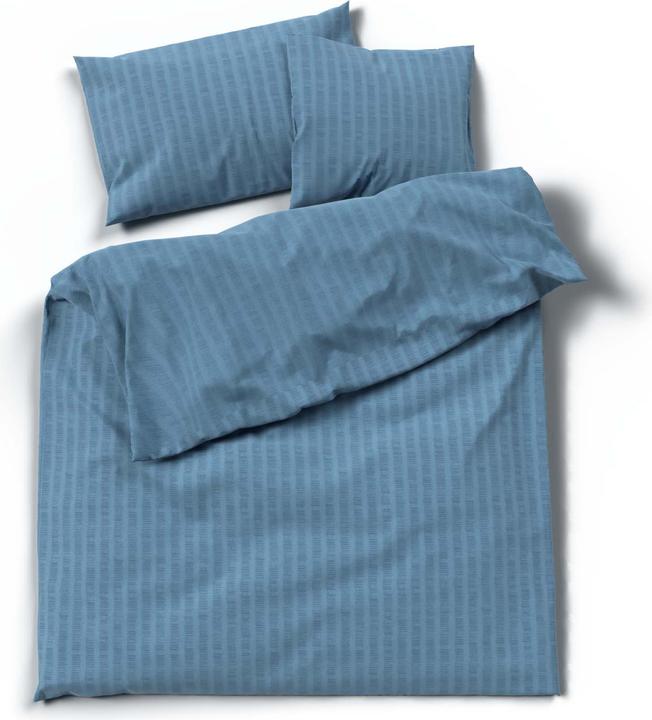 Produktbild Lotus Bettwaren Bettwäsche Satin Seersucker uni (Kopfkissenbezug, 65 x 100 cm)