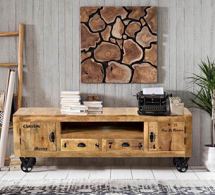 Immagine prodotto SIT Möbel Credenza Vintage in legno naturale 200cm (200 x 40 x 55 cm)