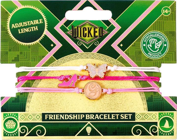 Immagine prodotto Wicked Glinda Amicizia Braccialetto Set Misura Confezione 3 (1.20 cm, 100% materiale sintetico)