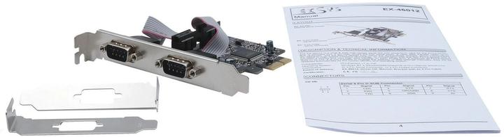 Image du produit Exsys GmbH Carte PCIe 2S série RS-232 (ASIX/MosChip)