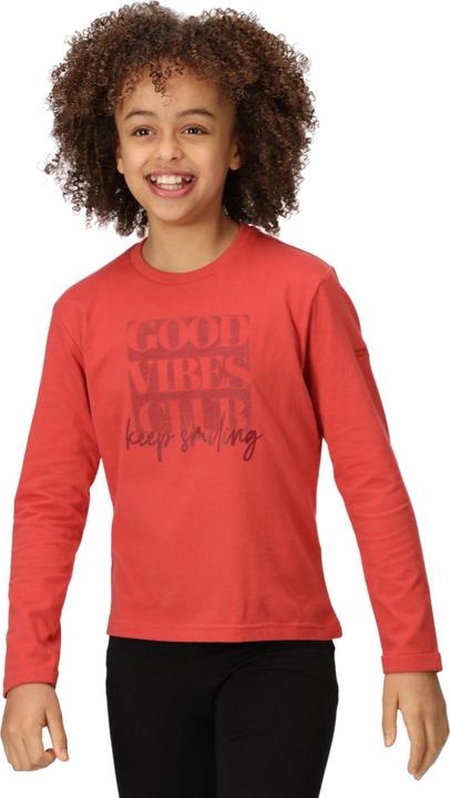 Actual product image Regatta Childrens/Kids Wenbie III Good Vibes Club Long-Sleeved T-Shirt (140)