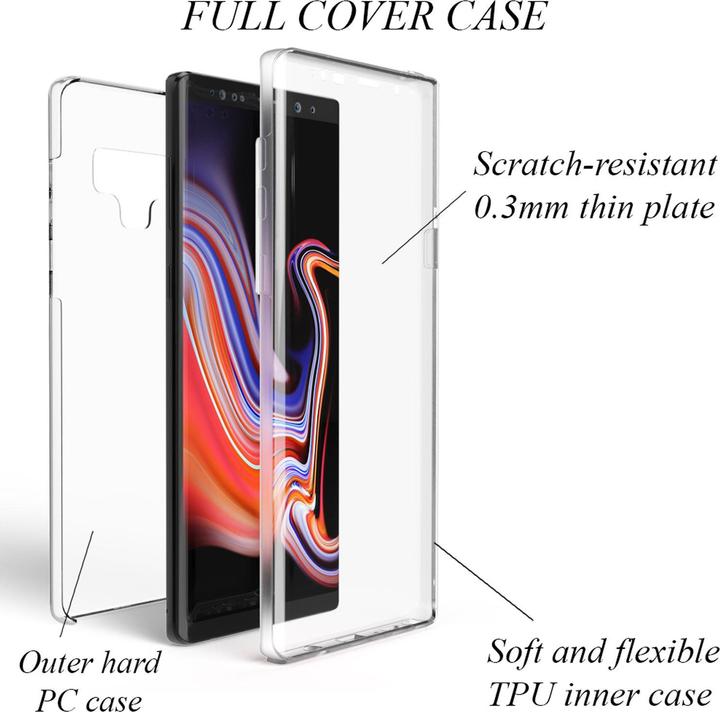 Immagine prodotto Nalia Custodia per cellulare a 360 gradi (Samsung Galaxy Note 9)