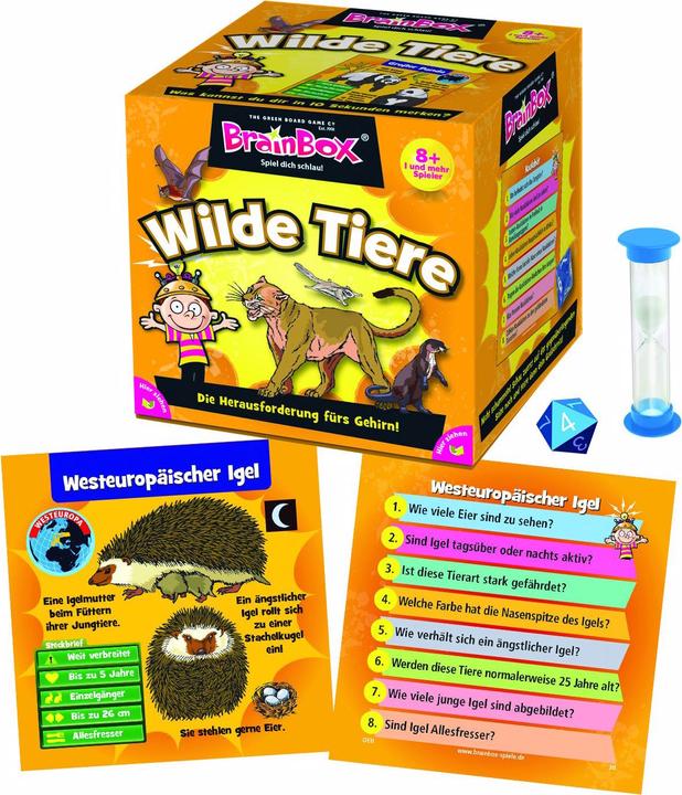 Produktbild Brainbox Brain Box- Wilde Tiere (Deutsch)