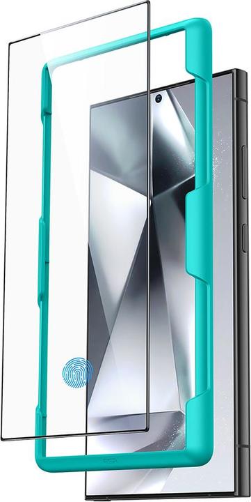 Actual product image ESR tempered glass for Samsung Galaxy S24 Ultra (1 Piece, Samsung Galaxy S21)