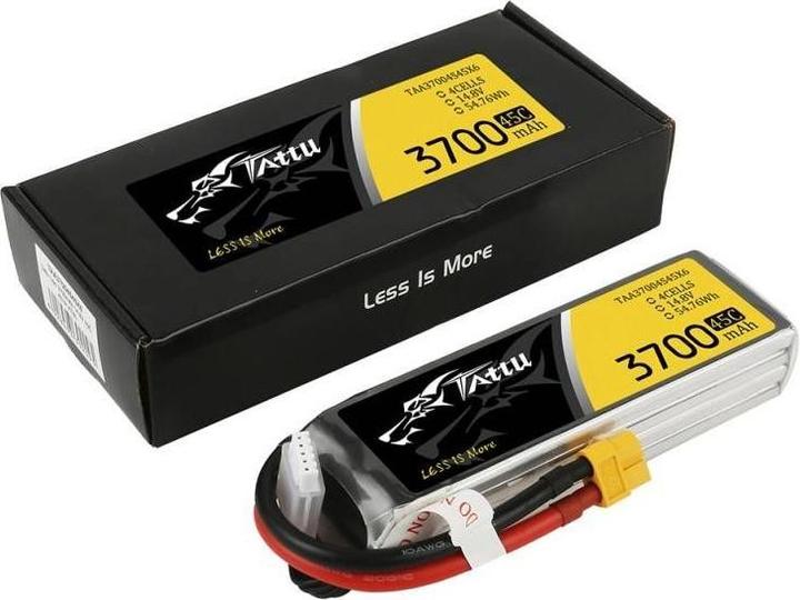 Actual product image Tattu RC Battery LiPo 3700 mAh 14.8 V 45C (14.80 V, 3700 mAh)