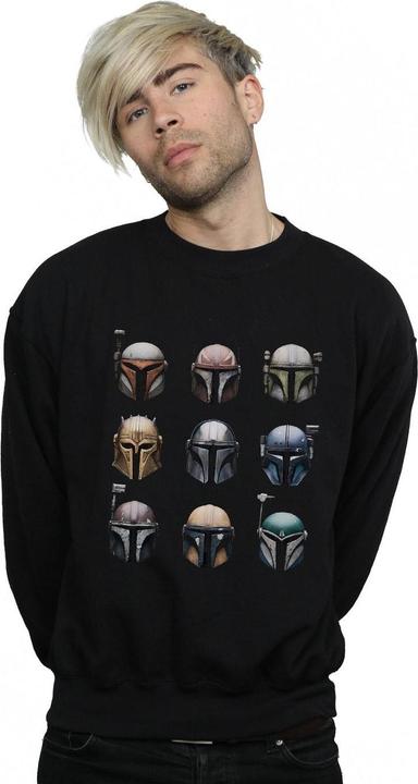 Immagine prodotto Star Wars The Mandalorian Helmet Display Felpa Uomo (XL)