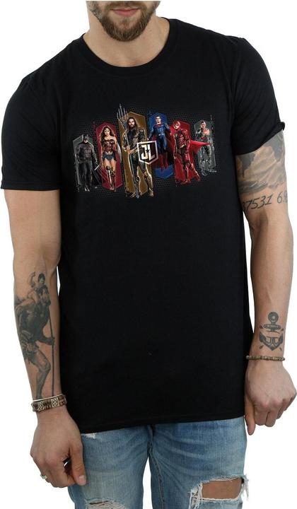 Produktbild Justice League Movie Team Hexagons TShirt (S)