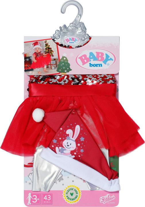 Produktbild Zapf Creation BABY born Weihnachtsoutfit 43cm