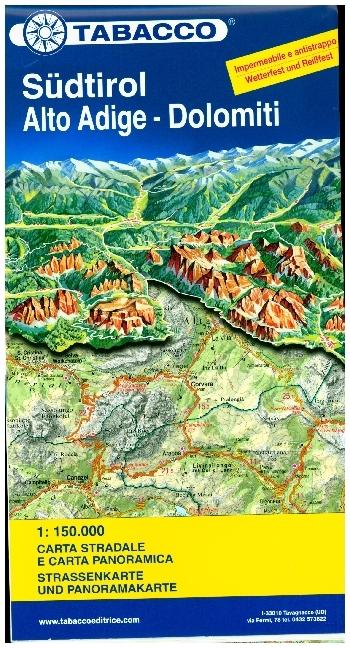 Immagine prodotto Tabacco Mappa stradale Alto Adige-Dolomiti