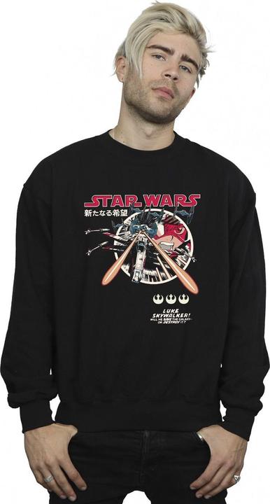 Actual product image Star Wars Mens Classic Luke Manga Sweatshirt (XXL)