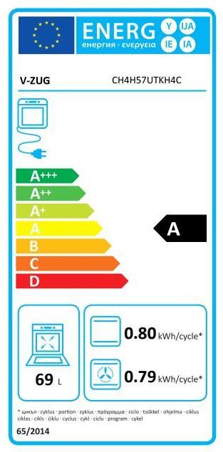 Label énergétique V-Zug 2201900042