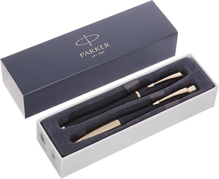 Produktbild Parker Set - Füllfederhalter + Kugelschreiber Urban Black GT - 2093381 (Gold, Schwarz, 2 x)