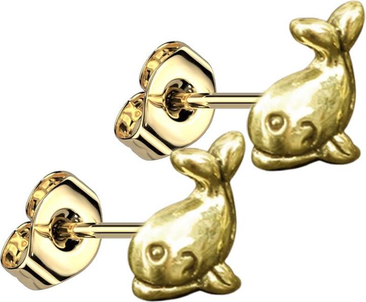 Image du produit Chaotic Trading Ohrstecker vergoldet Walfisch (Laiton)