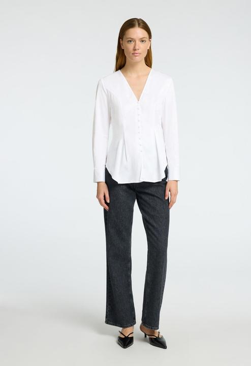 Actual product image Selected Femme Tailored long sleeve shirt (40)