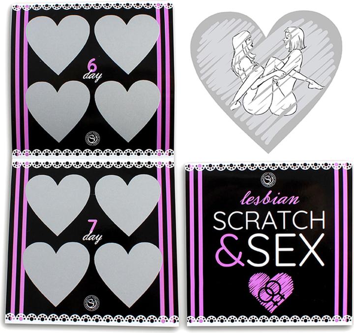 Image du produit Secret play Scratch & Sex Lesbian (Jeux d'adresse, Anglais, Français, Portugais, Allemand)